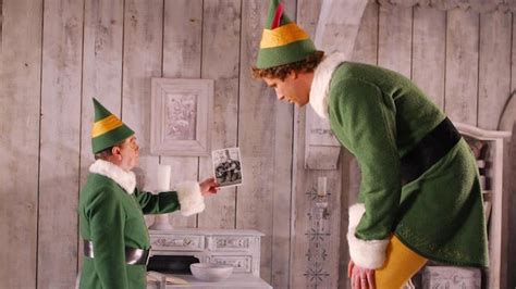 papa elf and buddy|warner brothers elf.